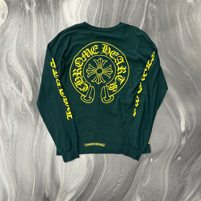 Chrome Hearts Horseshoe Long-Sleeve 'Green/Yellow'