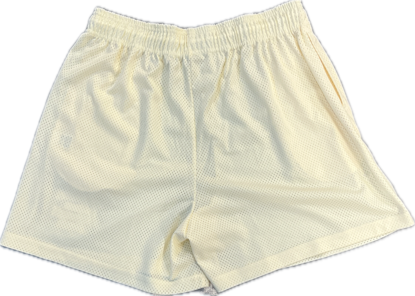 Eric Emanuel Basic Shorts Antique White/Black/Orange