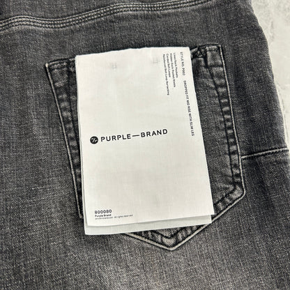 Purple Brand Grey Wash Denim - view 4