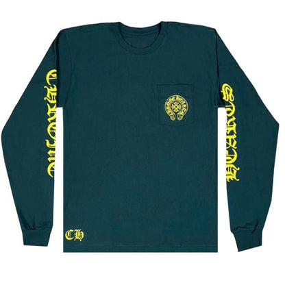 Chrome Hearts Horseshoe Long-Sleeve 'Green/Yellow'