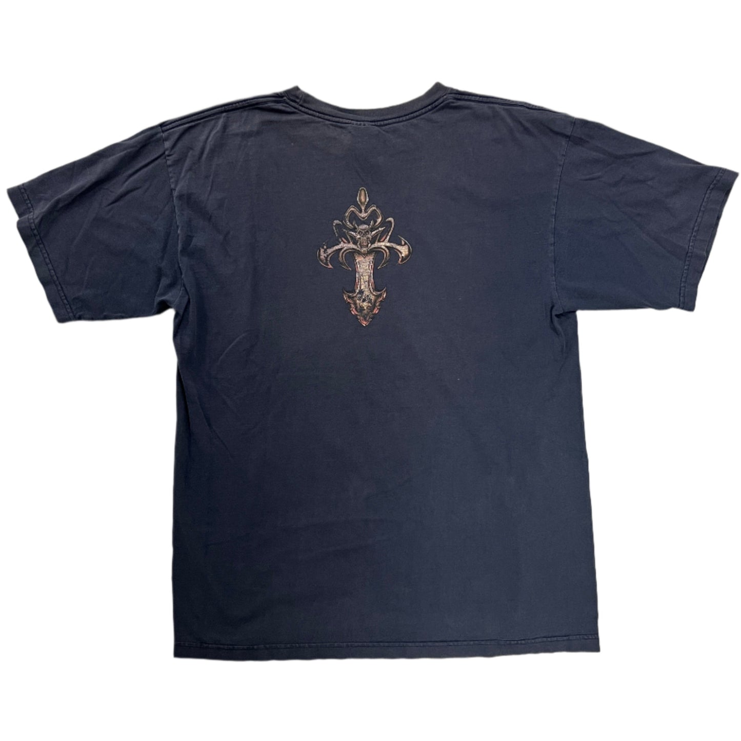 Jnco Jeans Vintage Skull & Cross Tee Navy