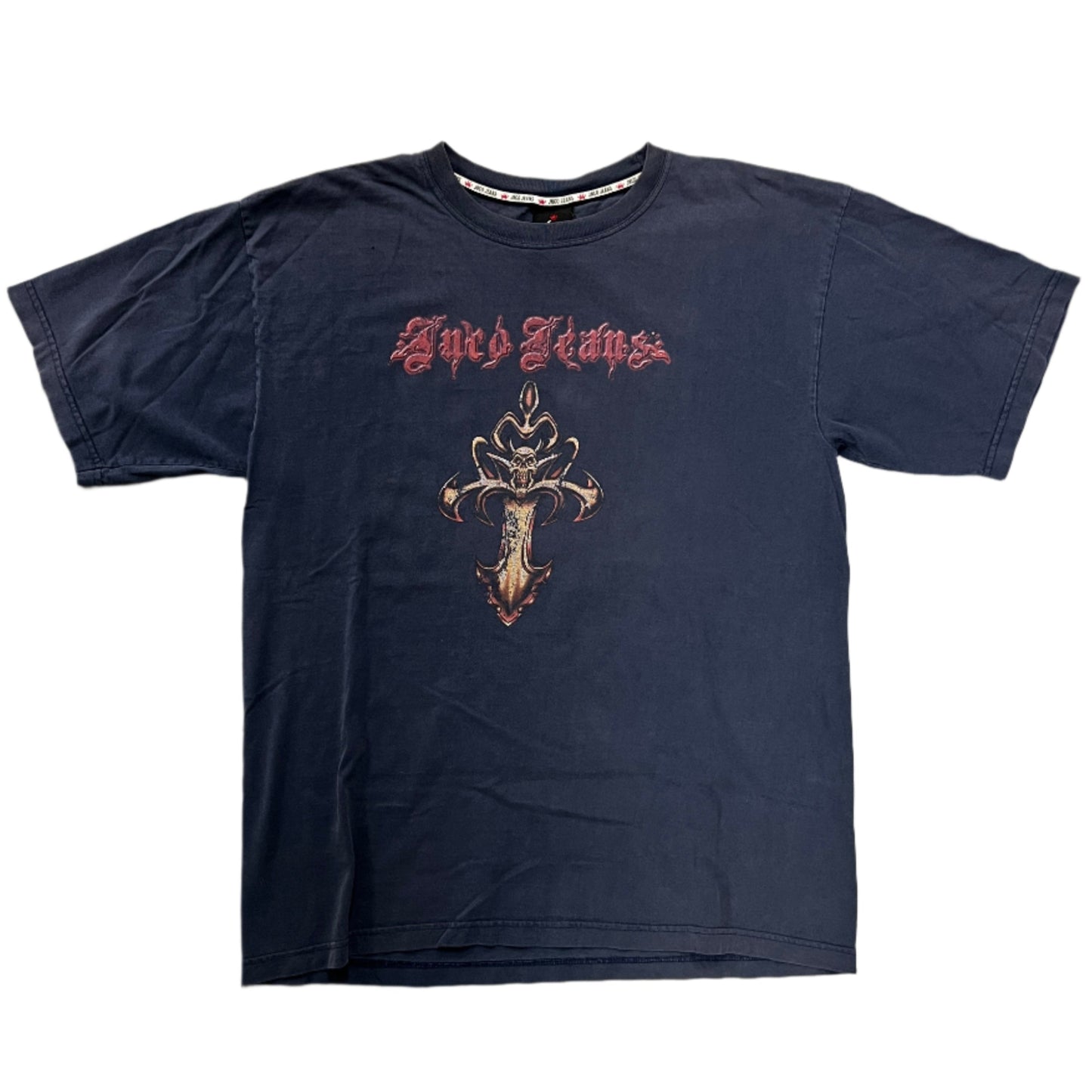 Jnco Jeans Vintage Skull & Cross Tee Navy