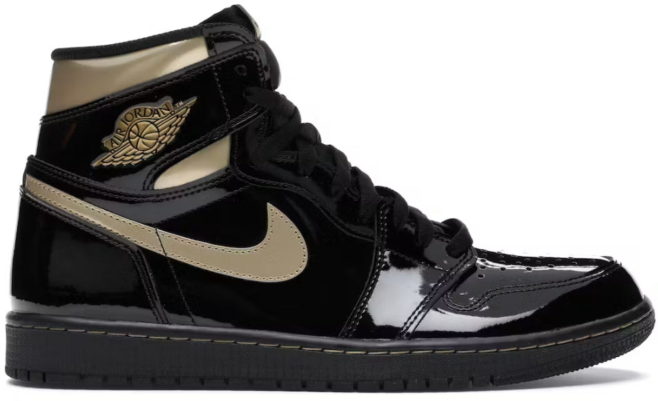 Jordan 1 Retro High Black Metallic Gold (Used No Box)