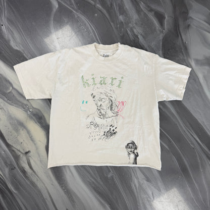 Paly Kiari Offset Crystal Tee Cream