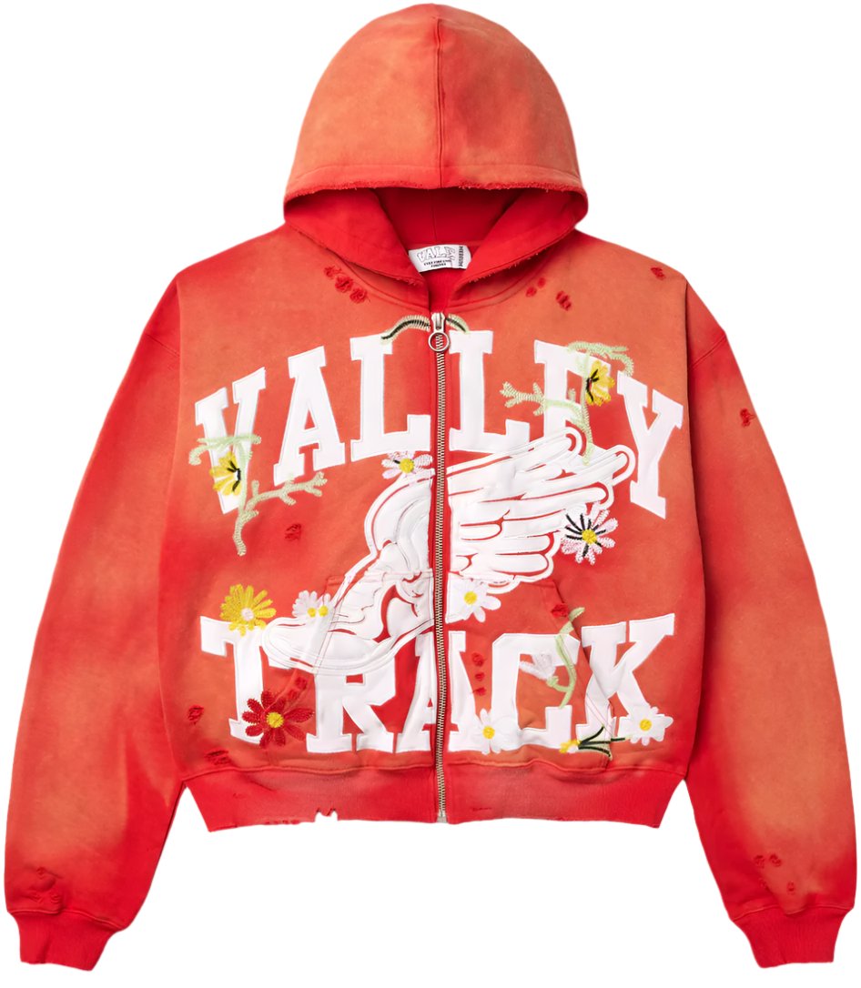 Vale Red Garden Zip Up