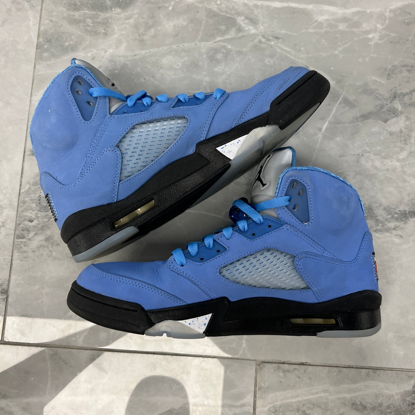 Jordan 5 Retro UNC University Blue (Used)(No Box)