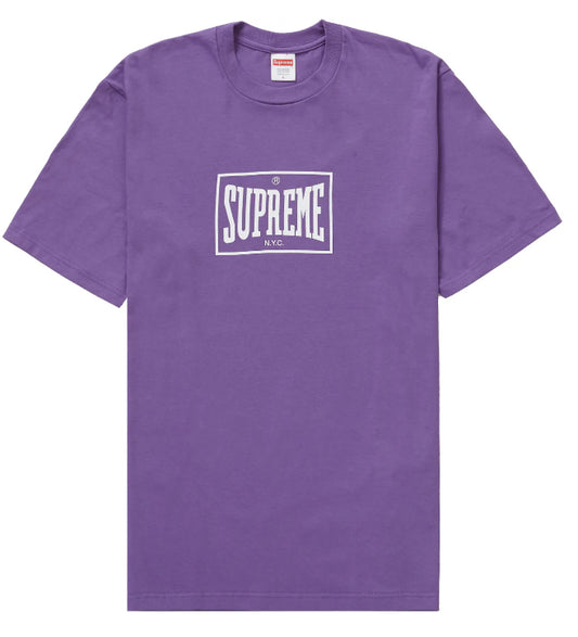 Supreme Warm Up Tee Purple