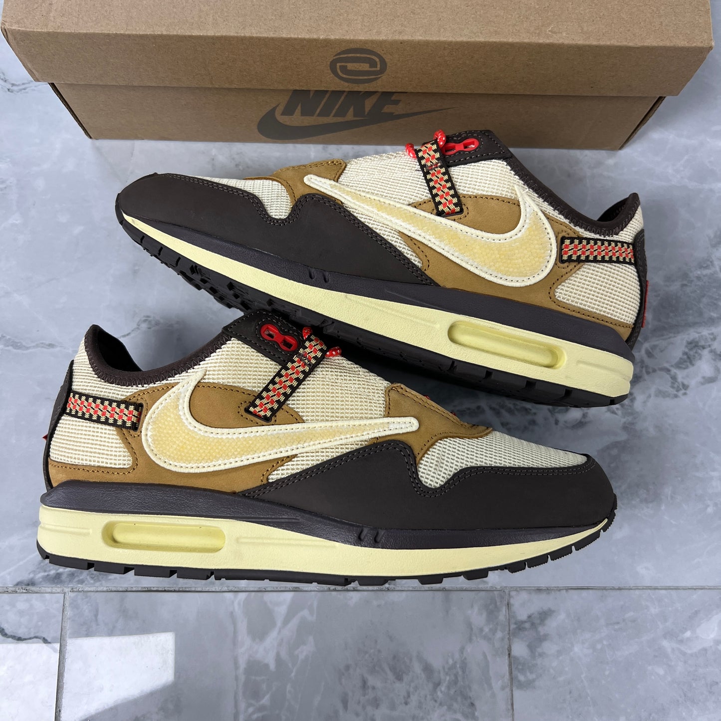 Nike Air Max 1 Travis Scott Cactus Jack Baroque Brown (Used)