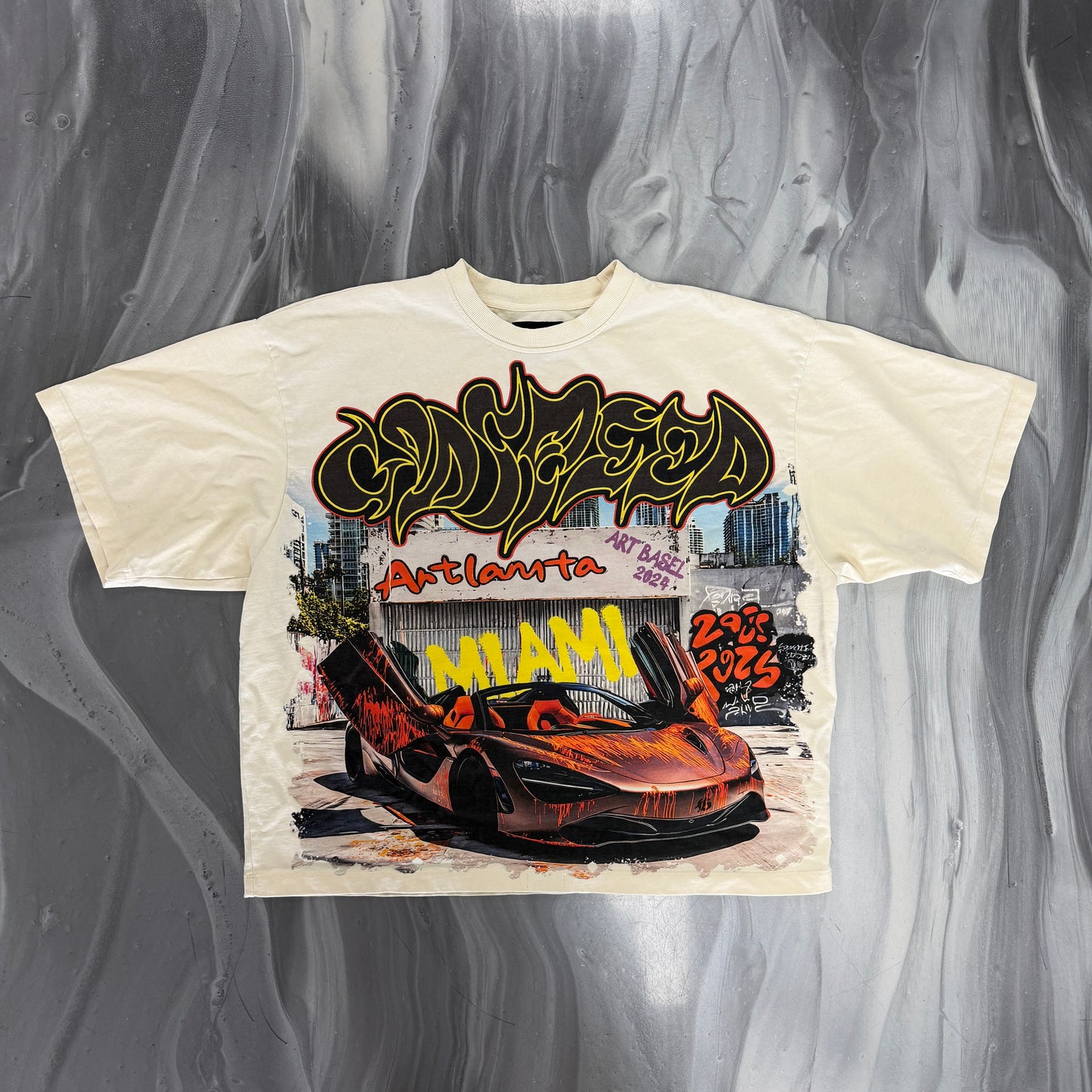 Godspeed X Art Basel Artlanta Shirt Cream