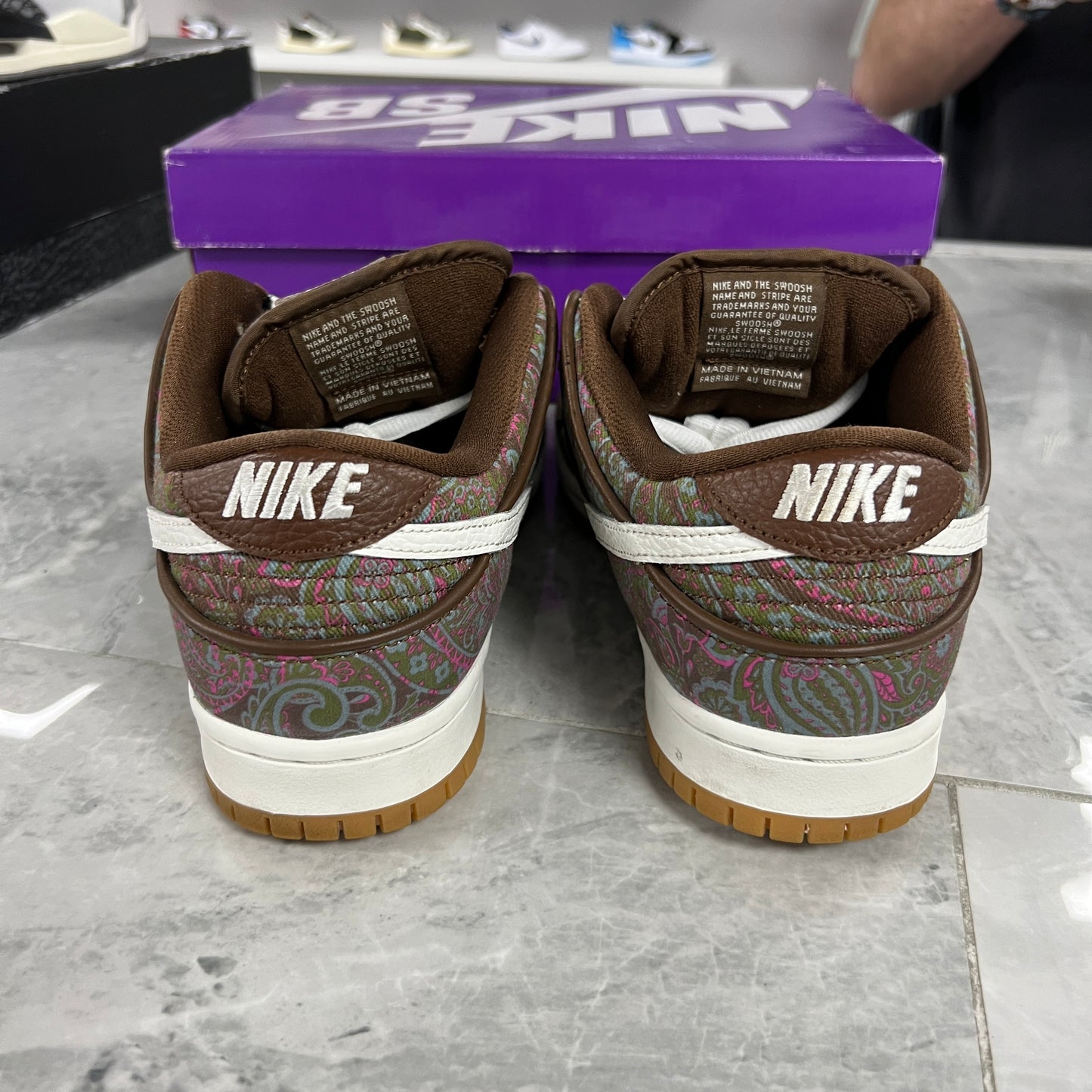 Nike SB Dunk Low Pro Paisley Brown (Used)(Rep Box)