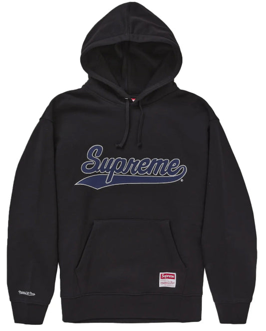 Supreme Mitchell & Ness NCAA Hooded Sweatshirt Black