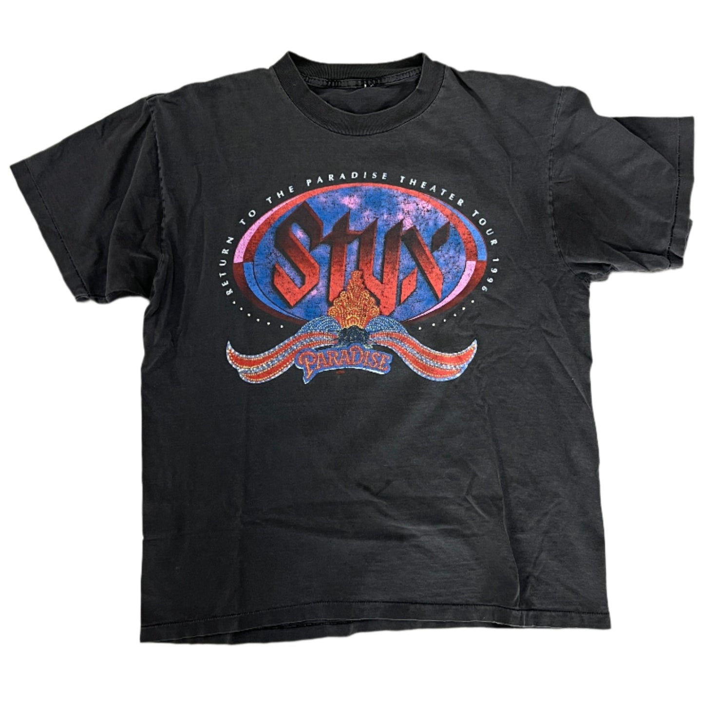 Styx 1996 Distressed Tour Tee