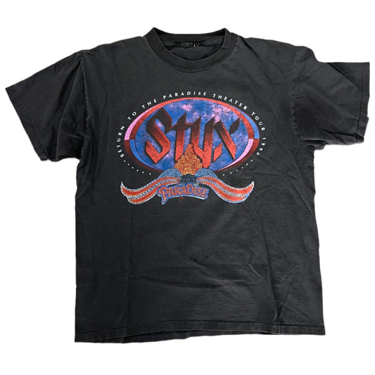 Styx 1996 Distressed Tour Tee