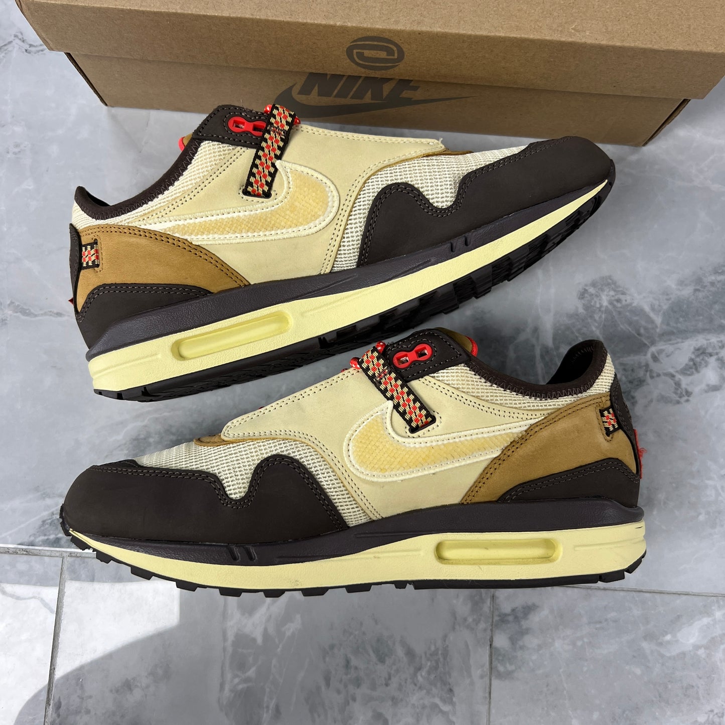 Nike Air Max 1 Travis Scott Cactus Jack Baroque Brown (Used)