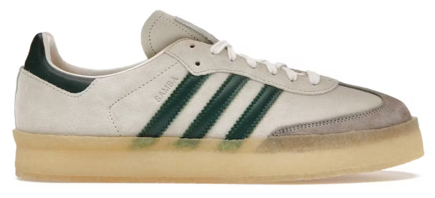 Adidas Clarks 8th Street Samba by Ronnie Fieg Chalk White Green (Used)