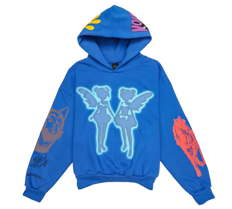 Drake FATD For All The Dogs Hoodie Blue