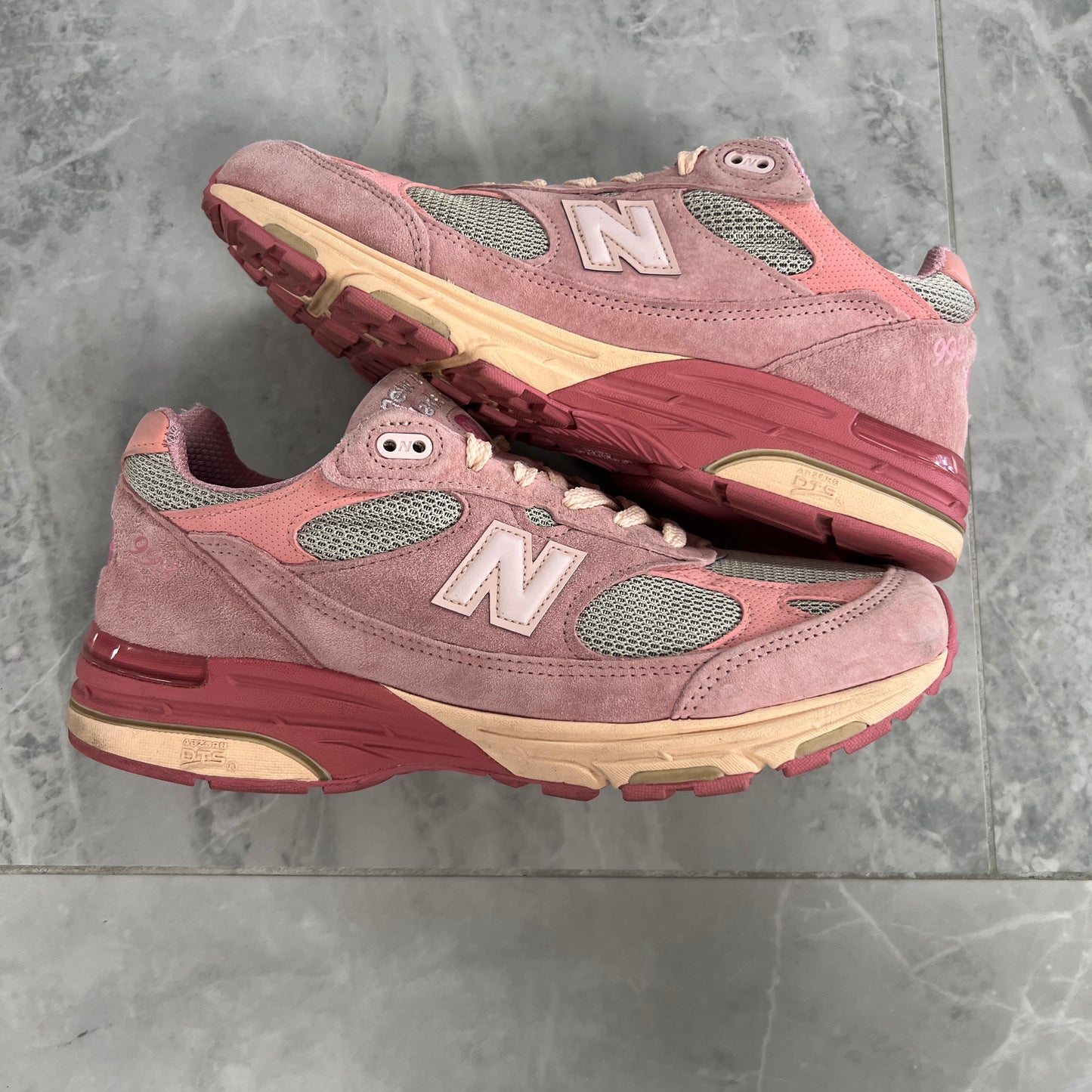 New Balance 993 Joe Freshgoods Performance Art Powder Pink (USED NO BOX)