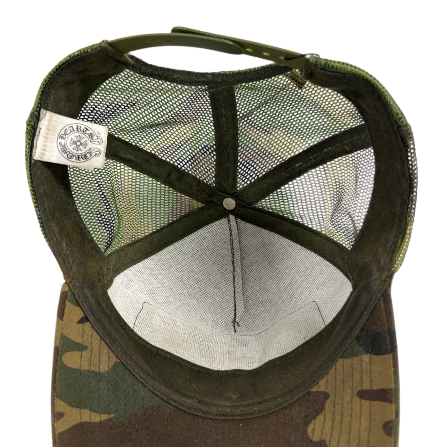 Vintage Chrome Hearts “FUCK” Camo Hat