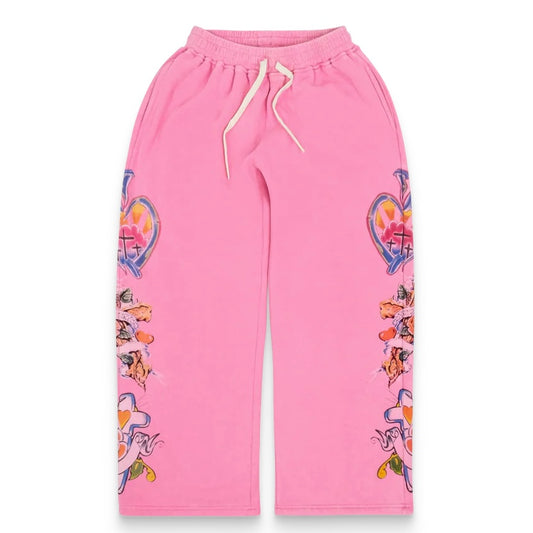 Righteous Risen King Sweatpants Pink