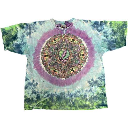 Grateful Dead Liquid Blue Tie Dye Tee