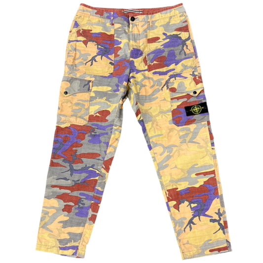 Stone Island Multi Camo Ripstop Cargo Pants