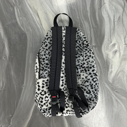 Supreme Leopard Fleece Backpack
White FW17