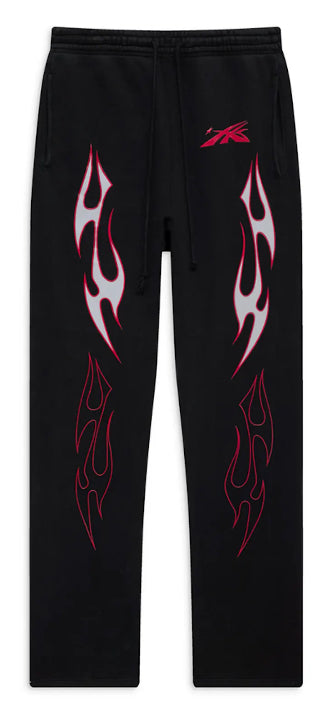 Hellstar Sports Future Flame Sweatpants Black
