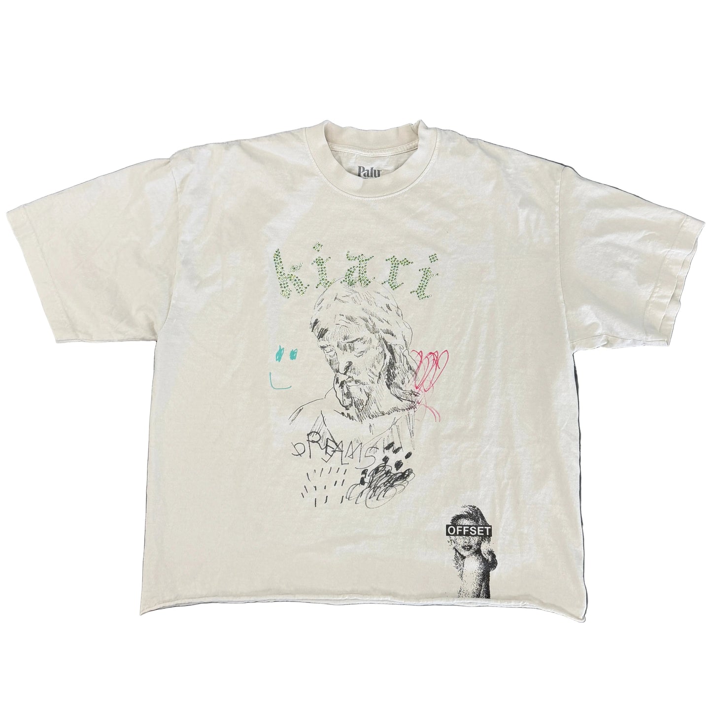 Paly Kiari Offset Crystal Tee Cream