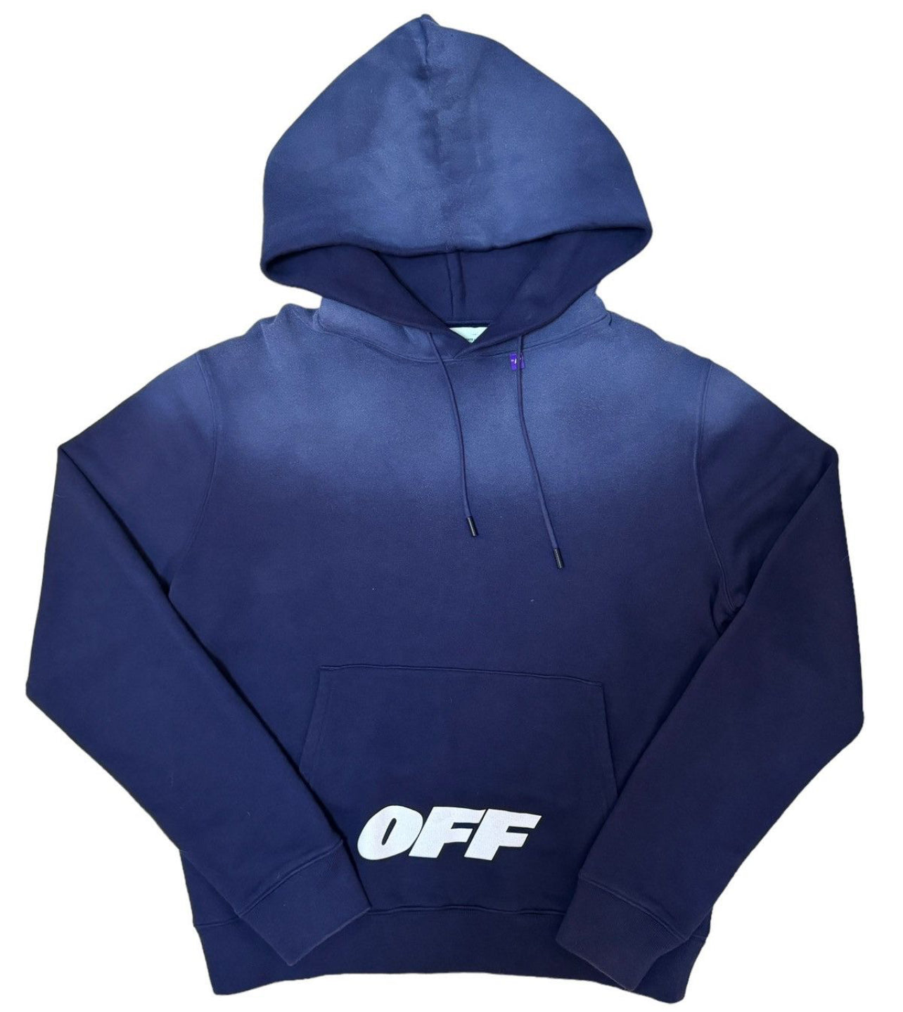 Off-White Blue Ombre Hoodie