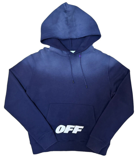 Off-White Blue Ombre Hoodie