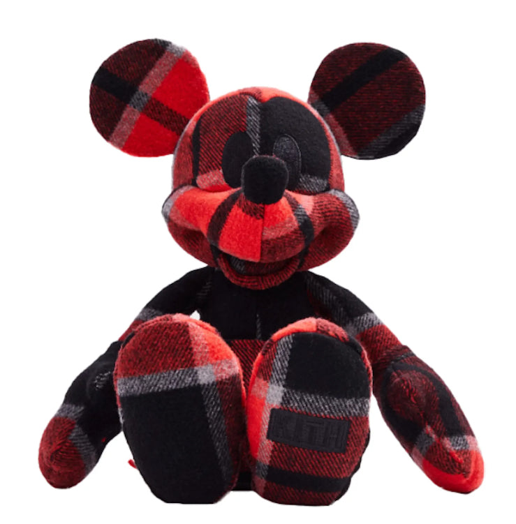 Kith x Disney Large Mickey Plush Plaid