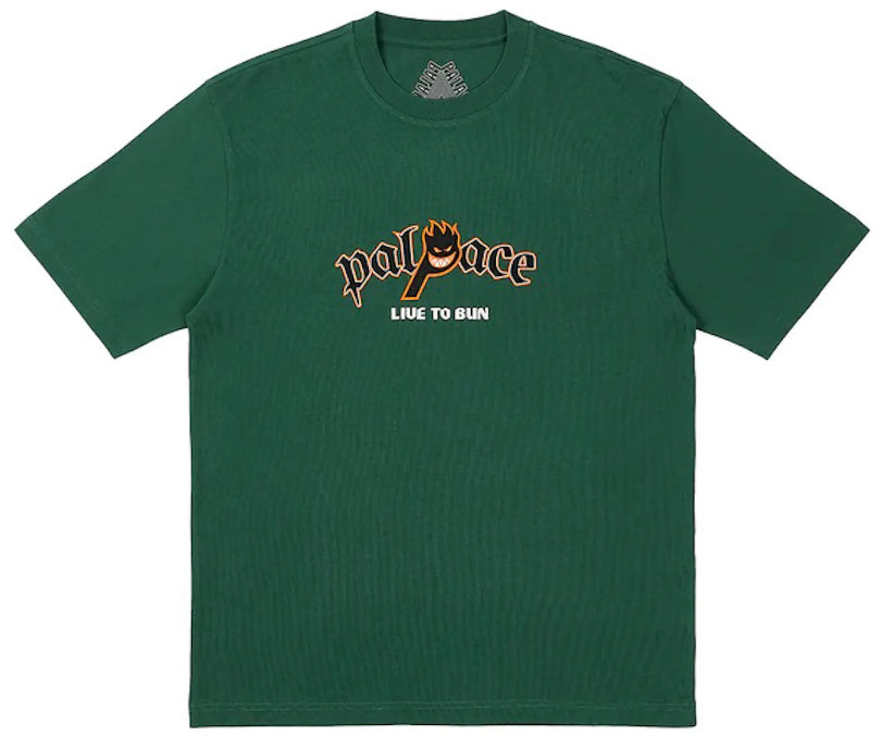 Palace x Spitfire P-Head T-Shirt Green