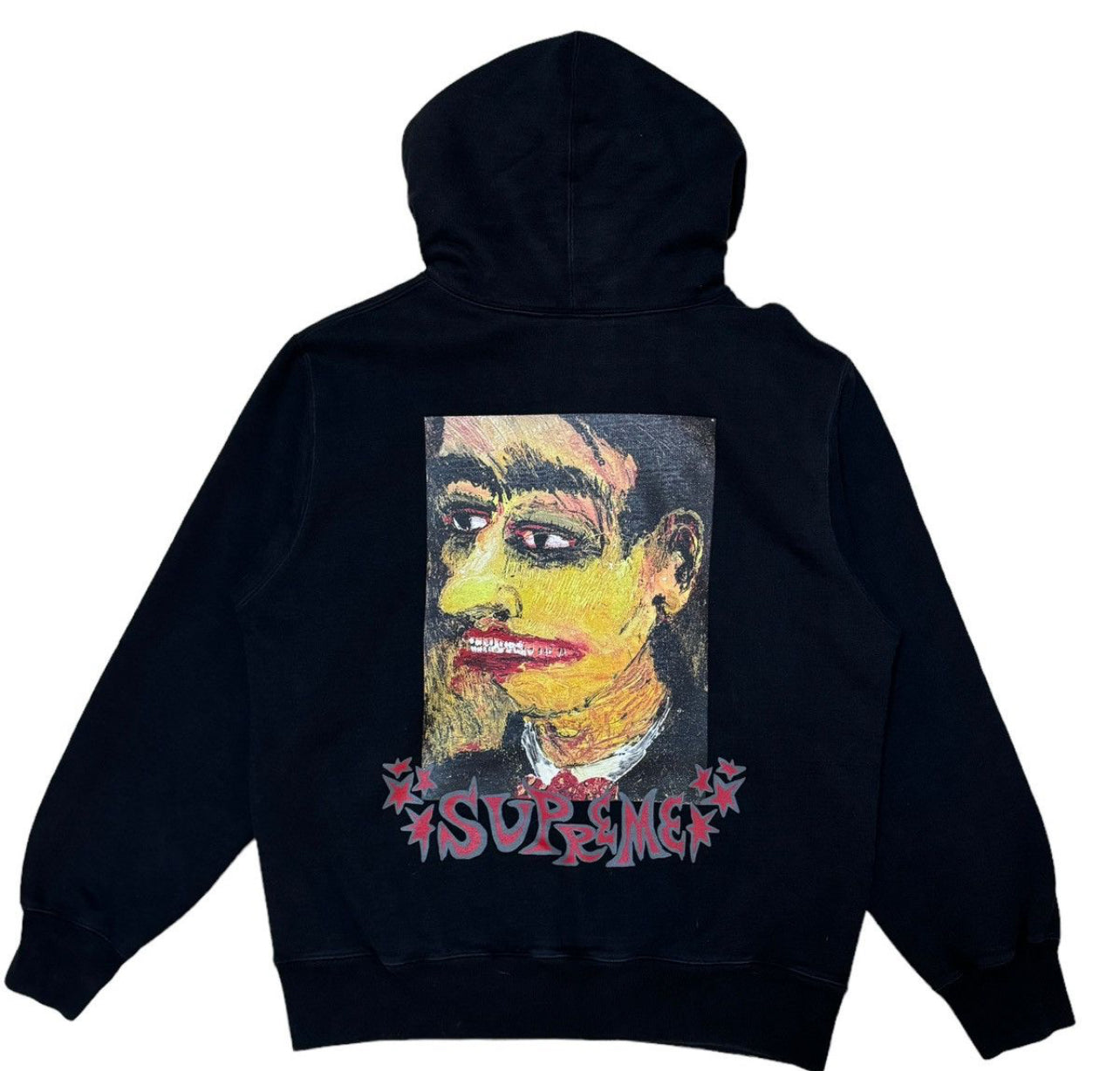 Supreme FW18 Portrait Hoodie Black