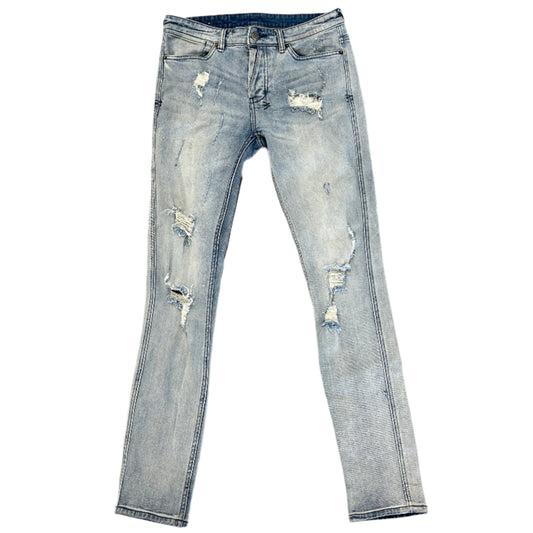 Ksubi Van Winkle Trashed 098 Light Wash Denim