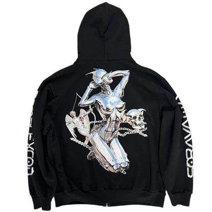 Sorayama X ComplexCon 2024 Black Zip Up Hoodie