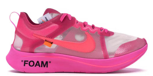 Nike Zoom Fly Off-White Pink (Used)(No Box)