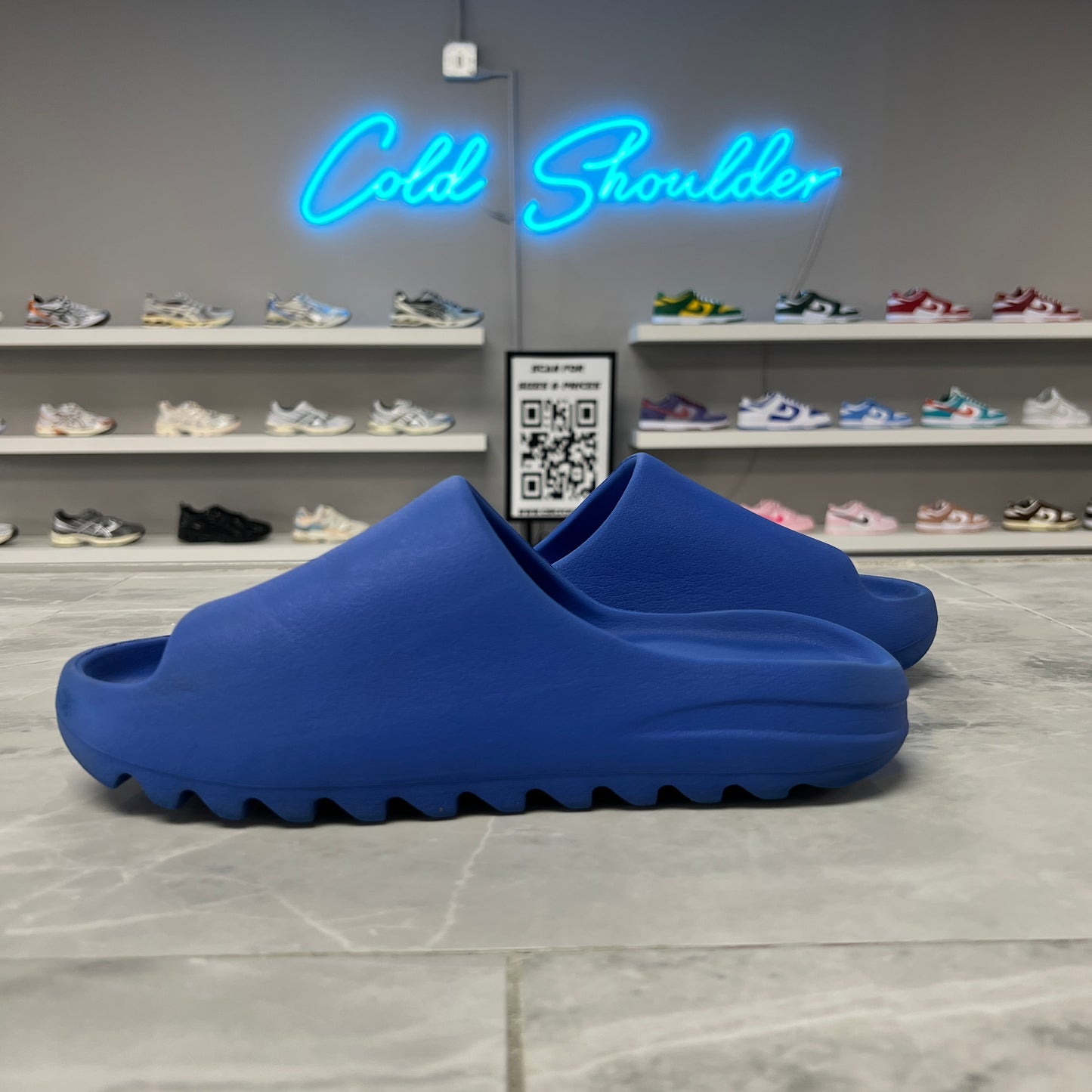 Adidas Yeezy Slide Azure (Used)(No Box)