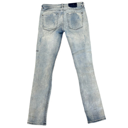 Ksubi Van Winkle Trashed 098 Light Wash Denim