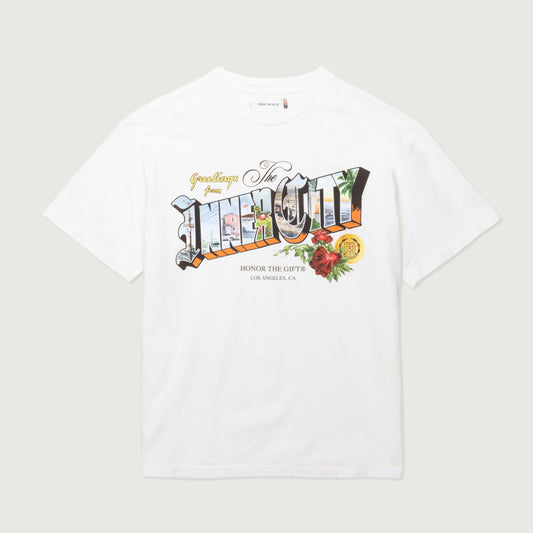 HTG GREETINGS 2.0 SS TEE- WHITE