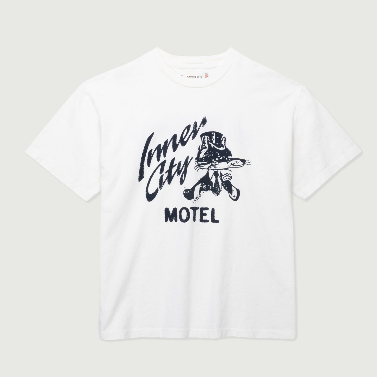 HTG INNER CITY MOTEL SS TEE- WHITE