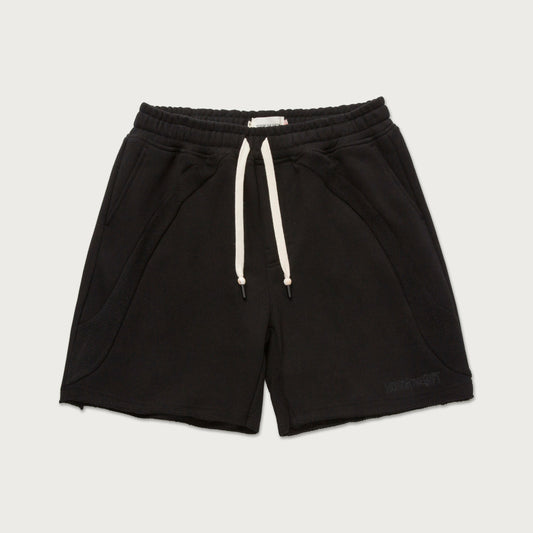 HTG PANEL TERRY SHORT- BLACK