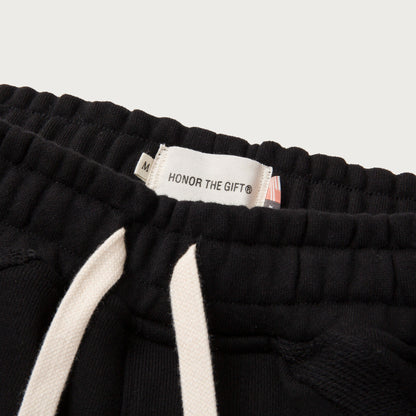 HTG PANEL TERRY SHORT- BLACK