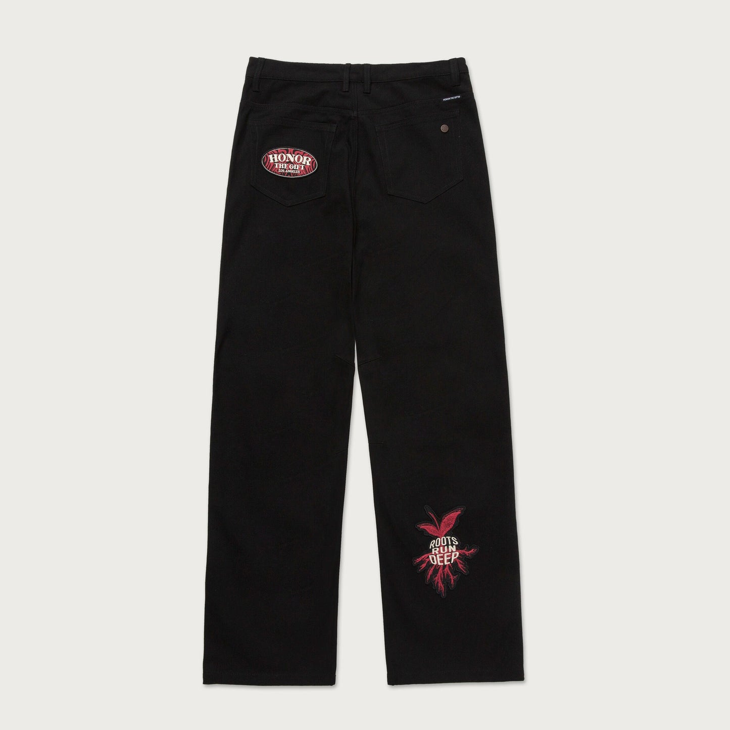 HTG PATCH CARPENTER PANT- BLACK