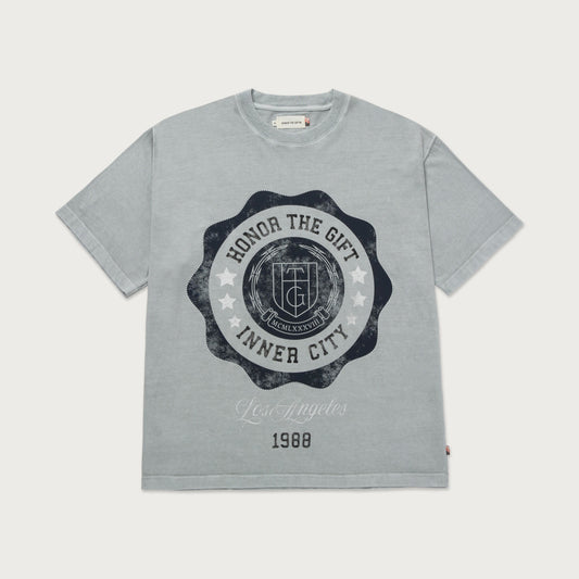 HTG SEAL LOGO TEE- STONE