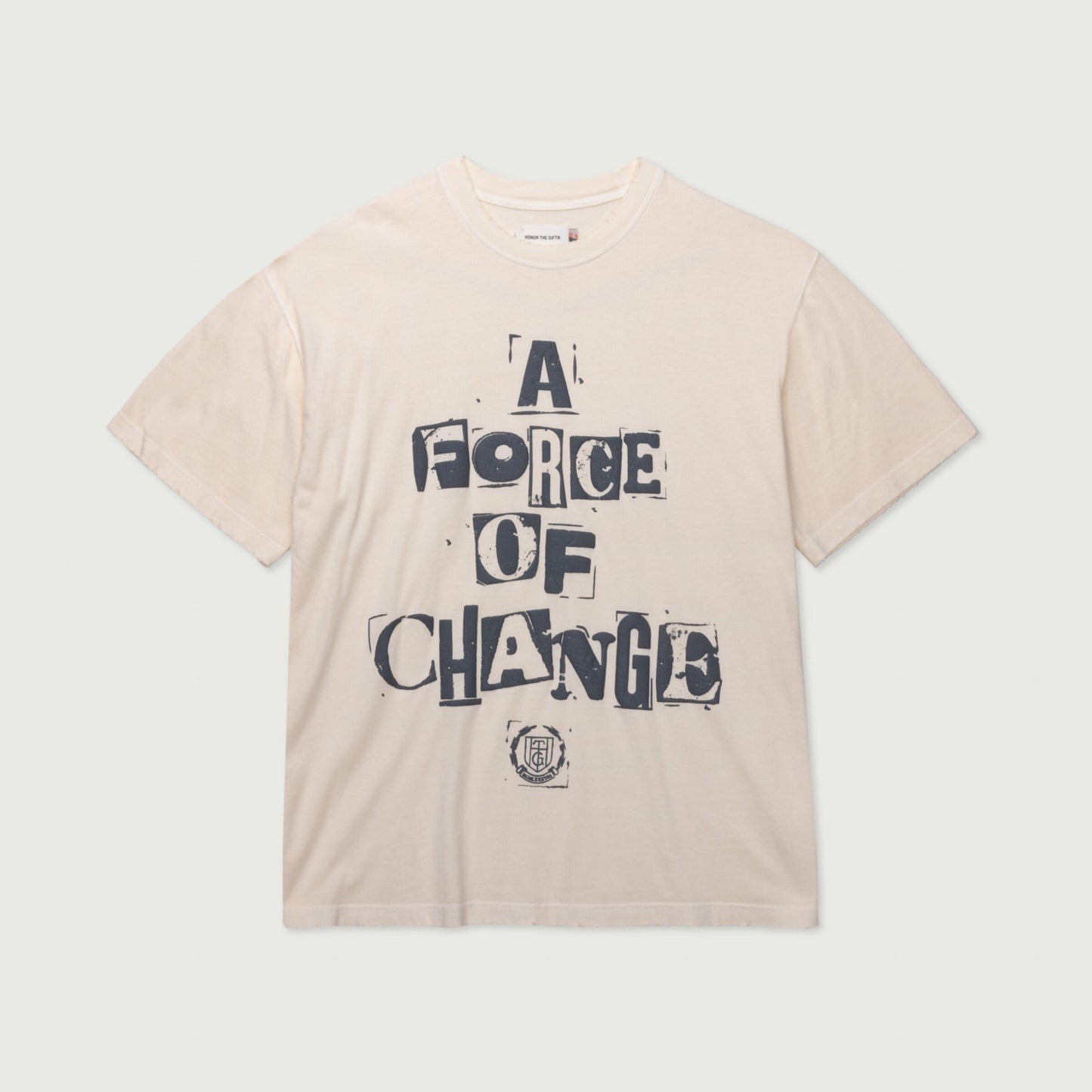 HTG A FORCE OF CHANGE SS TEE- BONE