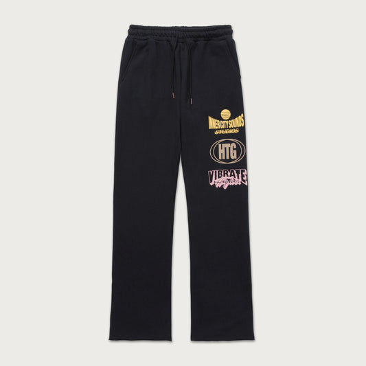 HTG STUDIO TERRY PANT - BLACK