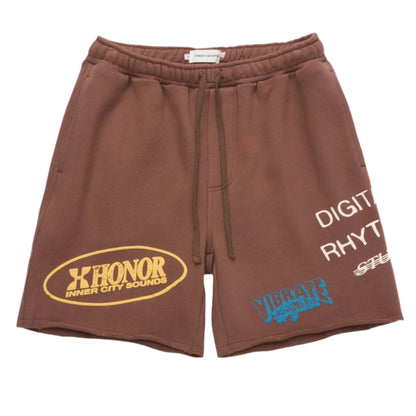 HTG STUDIO TERRY SHORT - BROWN