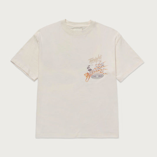 HTG TONIGHTS MUSIC TEE - CREAM