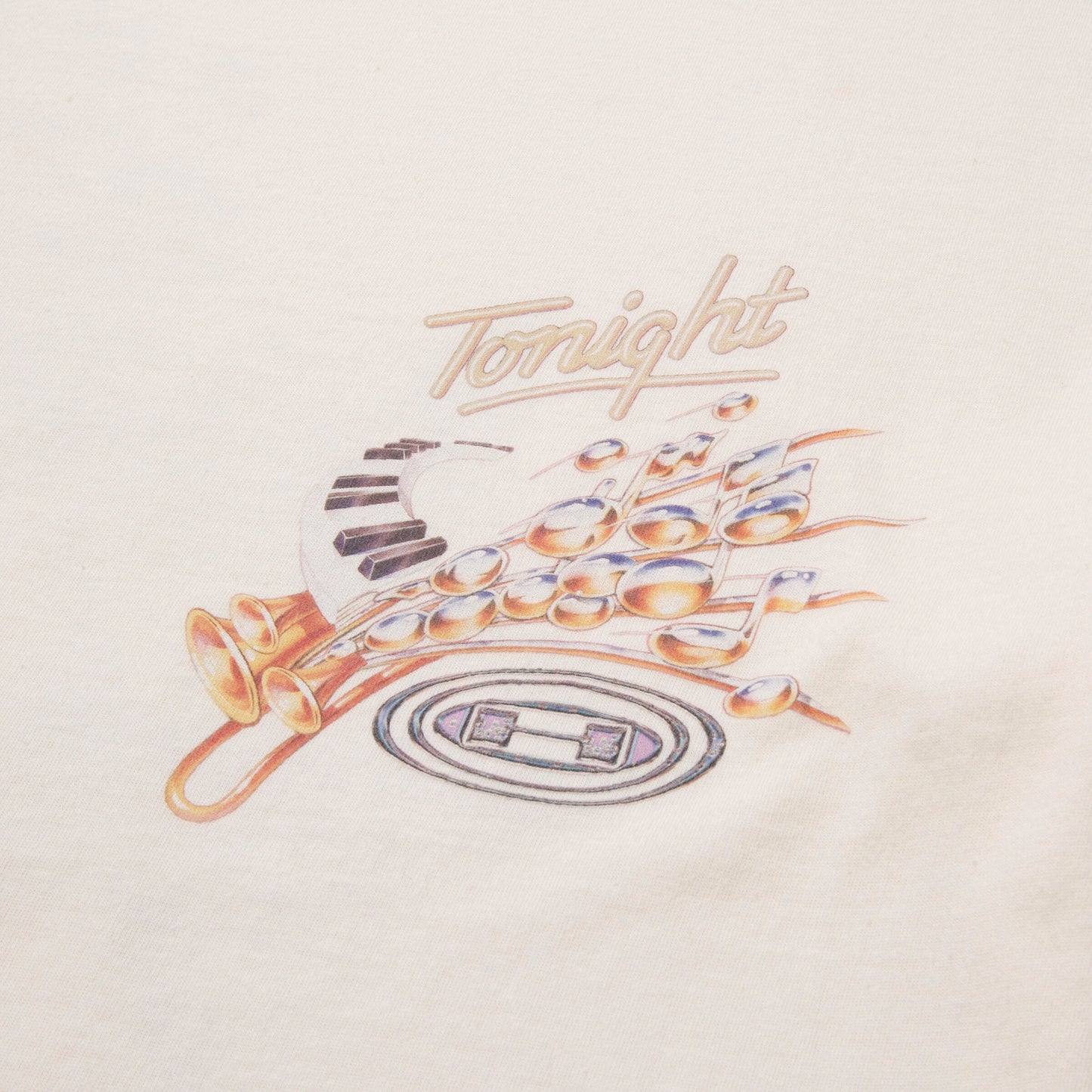 HTG TONIGHTS MUSIC TEE - CREAM