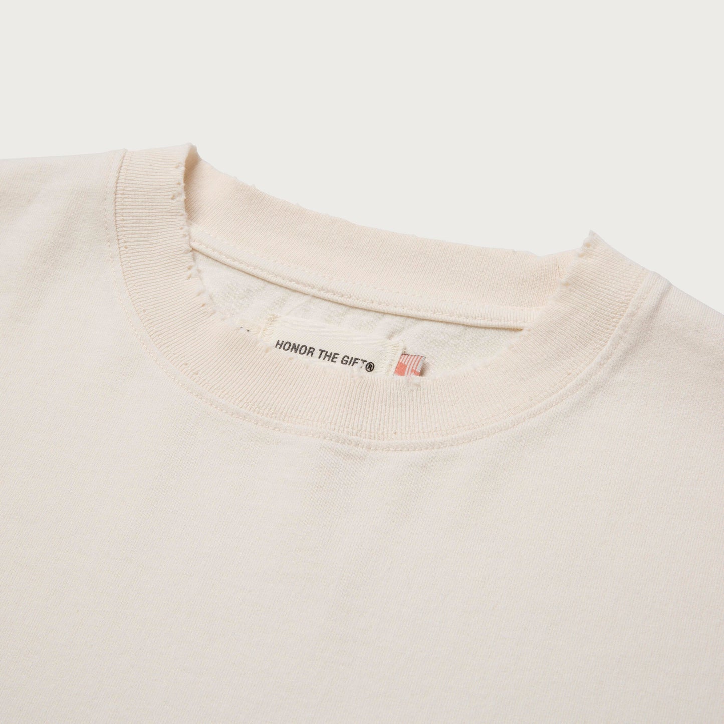 HTG STEREO MONO TEE - CREAM